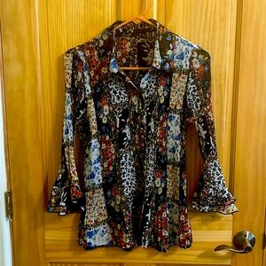 Beautiful Flowing Floral Blouse